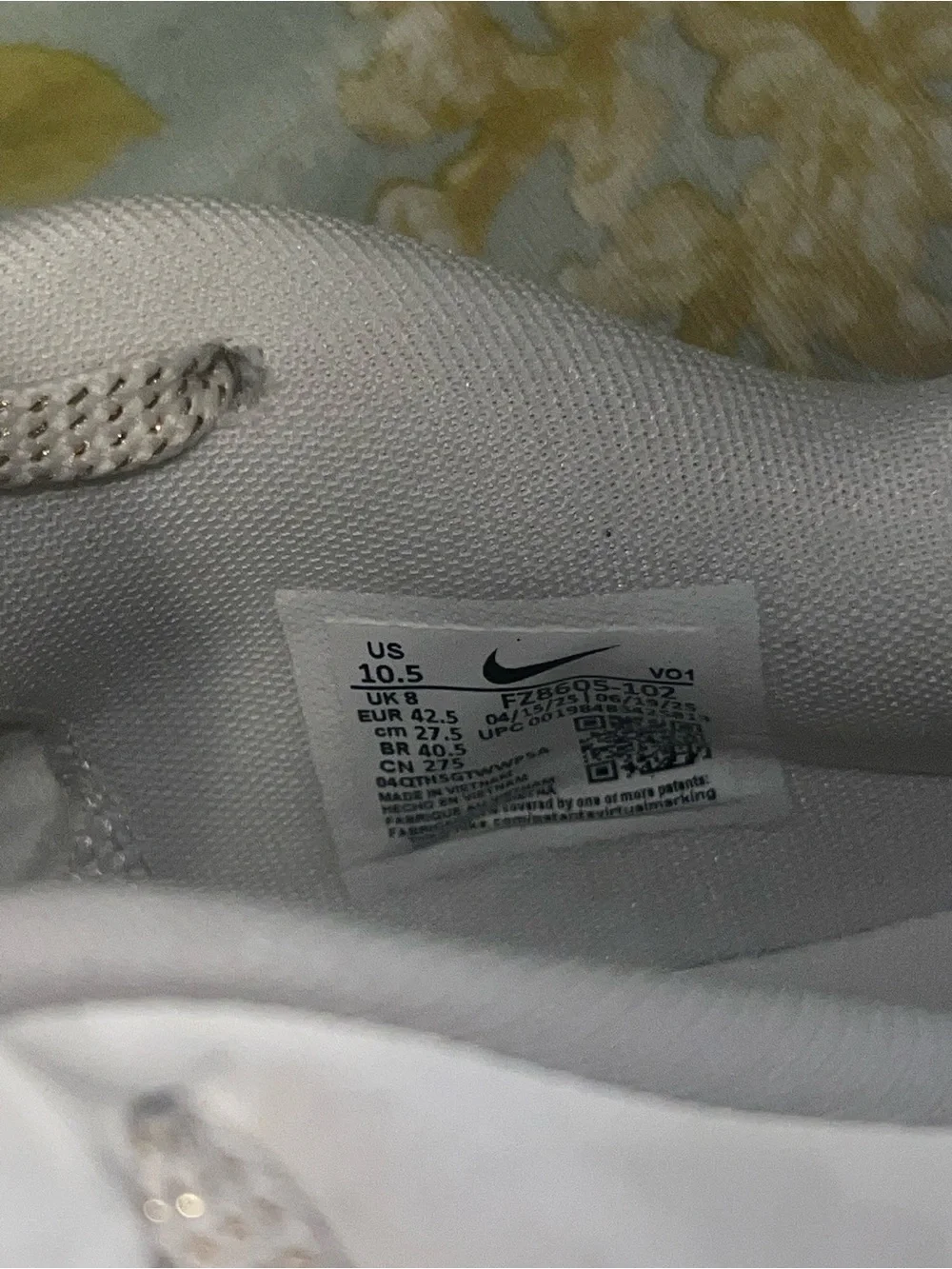 Nike lightweight design
